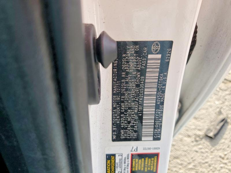 2012 Toyota Camry se