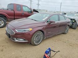 Ford Fusion Vehiculos salvage en venta: 2017 Ford Fusion Titanium hev