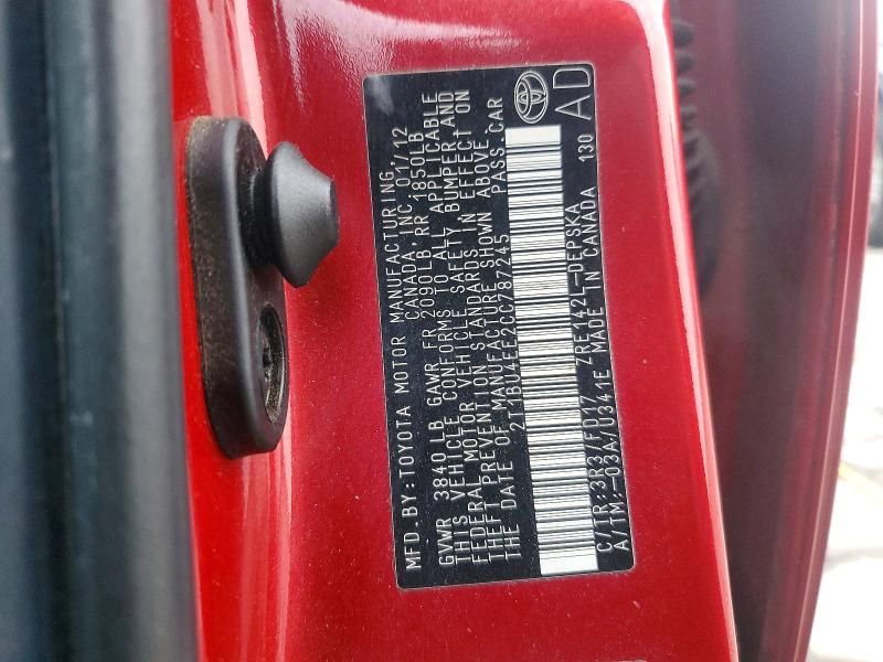 2012 Toyota Corolla Base