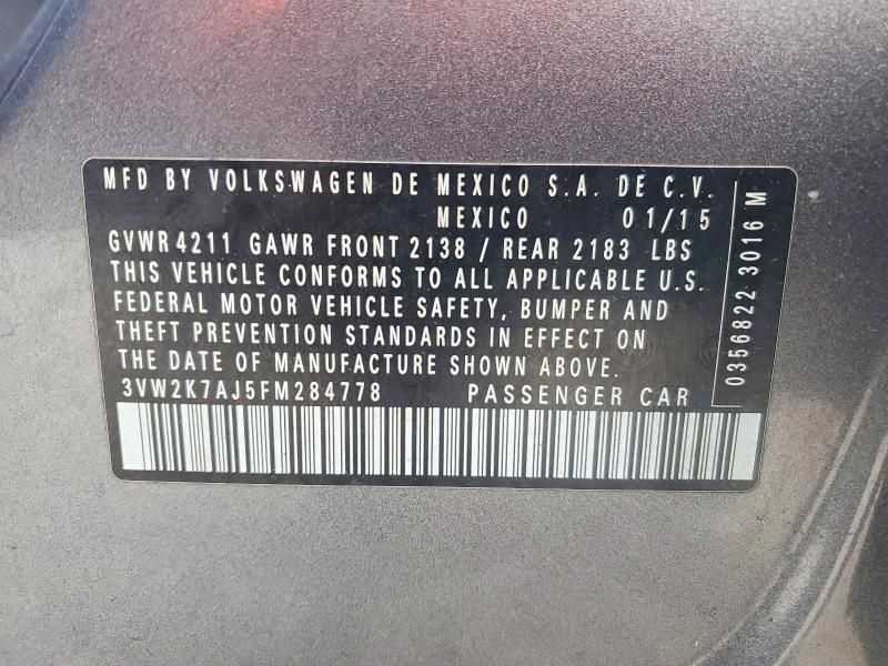 2015 Volkswagen Jetta Base