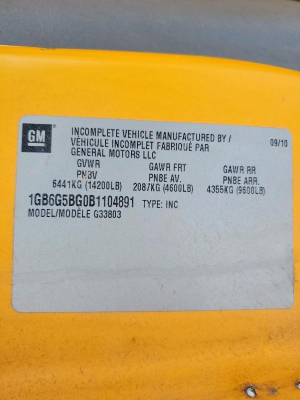 2011 Chevrolet 2011 Thomas Minotour G4500-School Bus