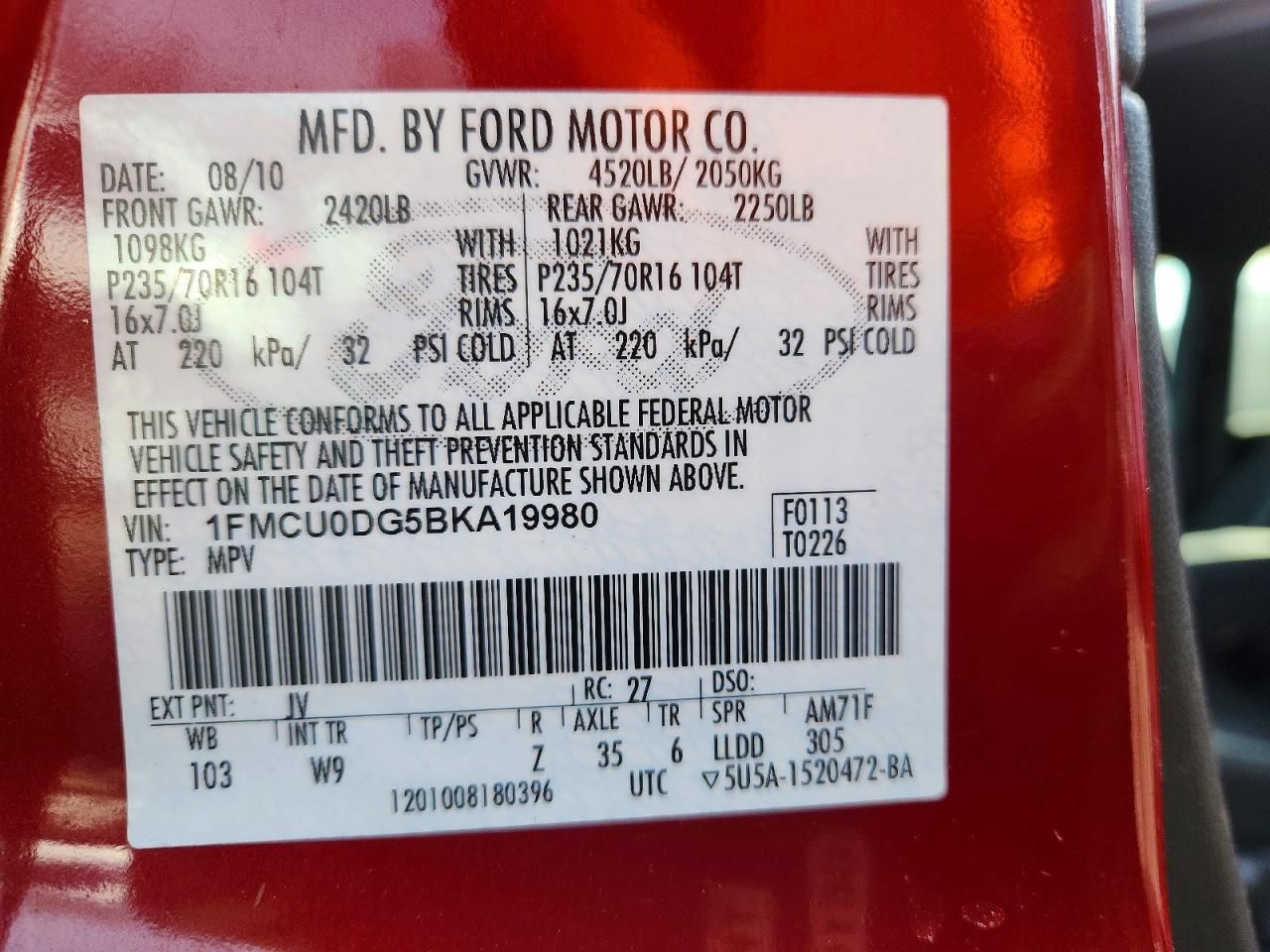 2011 Ford Escape xlt