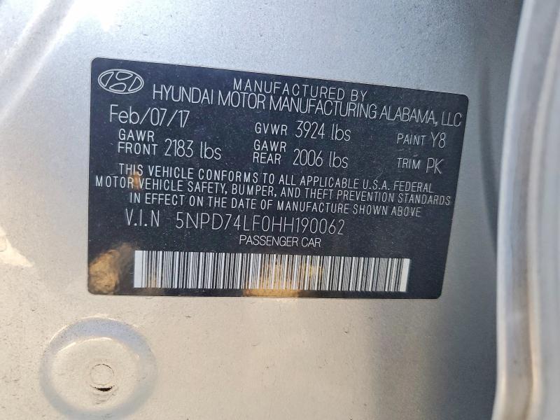 2017 Hyundai Elantra se