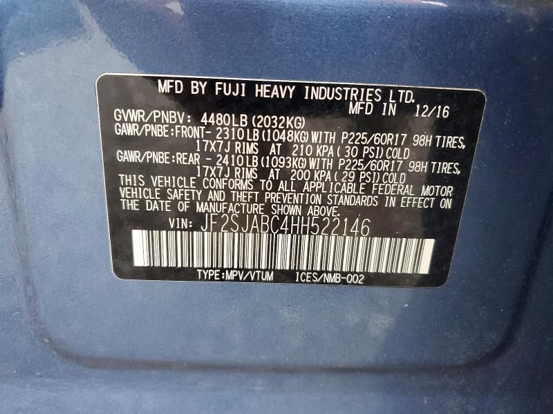 2017 Subaru Forester 2.5i