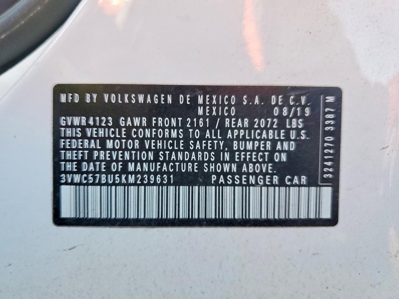 2019 Volkswagen Jetta s