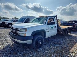 Salvage trucks for sale at Memphis, TN auction: 2007 Chevrolet Silverado Flatbed Truck