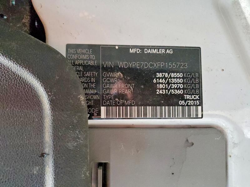 2015 Freightliner Sprinter 2500