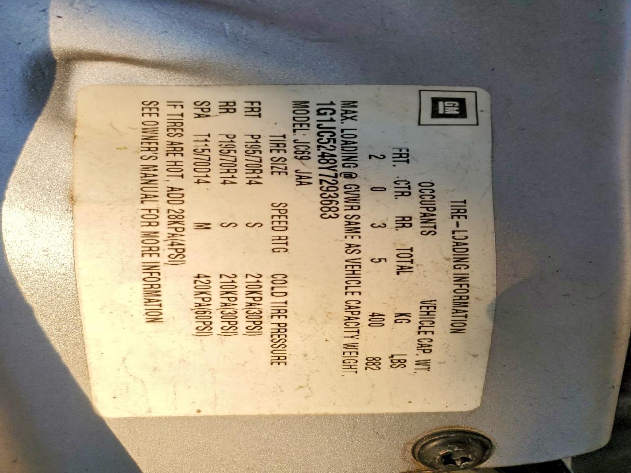 2000 Chevrolet Cavalier