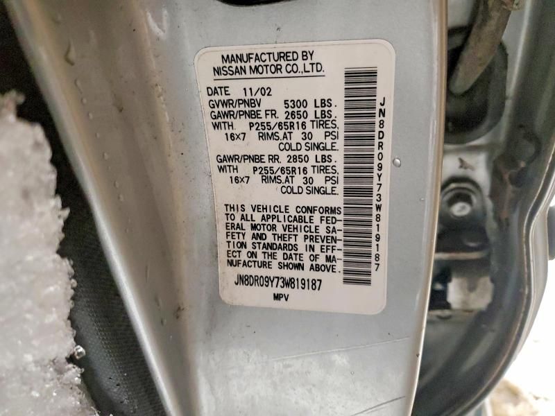 2003 Nissan Pathfinder