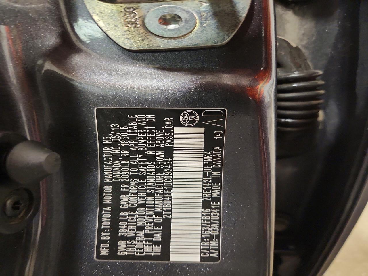 2013 Toyota Corolla Base