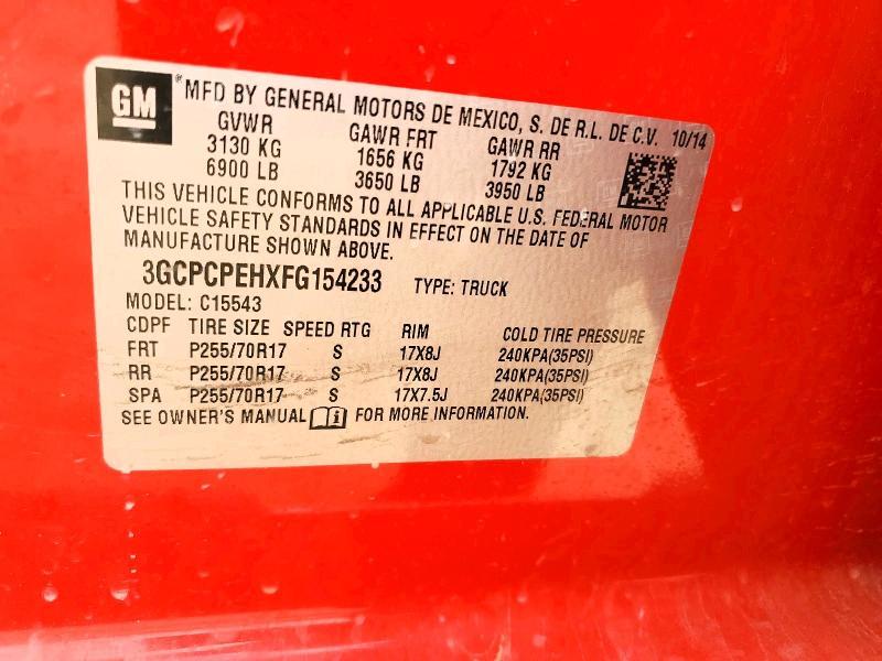 2015 Chevrolet Silverado C1500