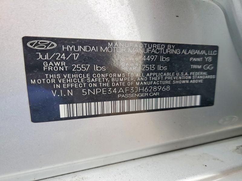 2018 Hyundai Sonata sel