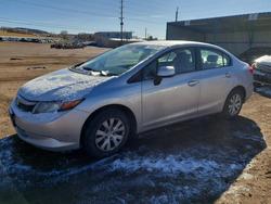 Honda salvage cars for sale: 2012 Honda Civic lx