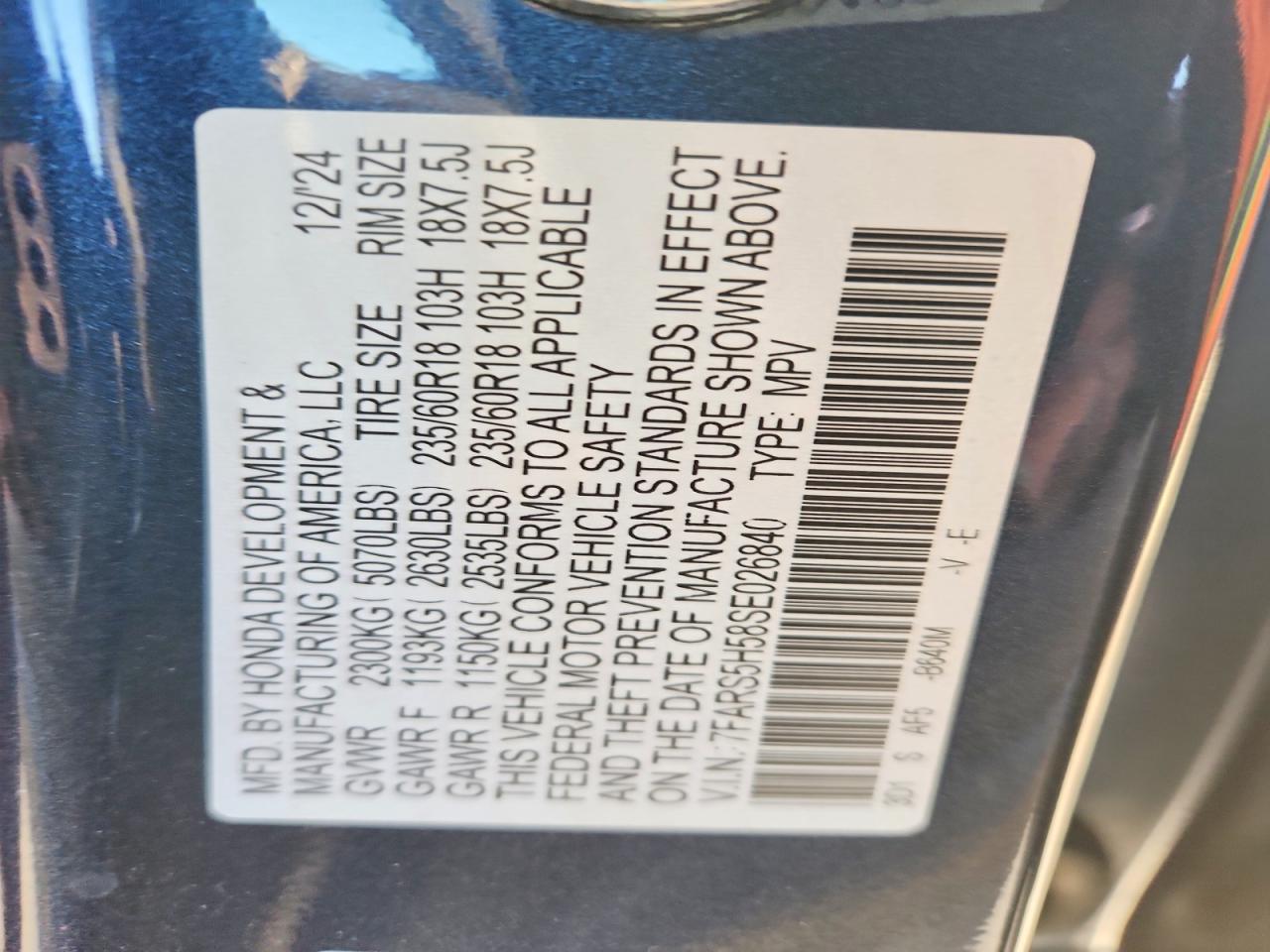 2025 Honda Cr-v Sport