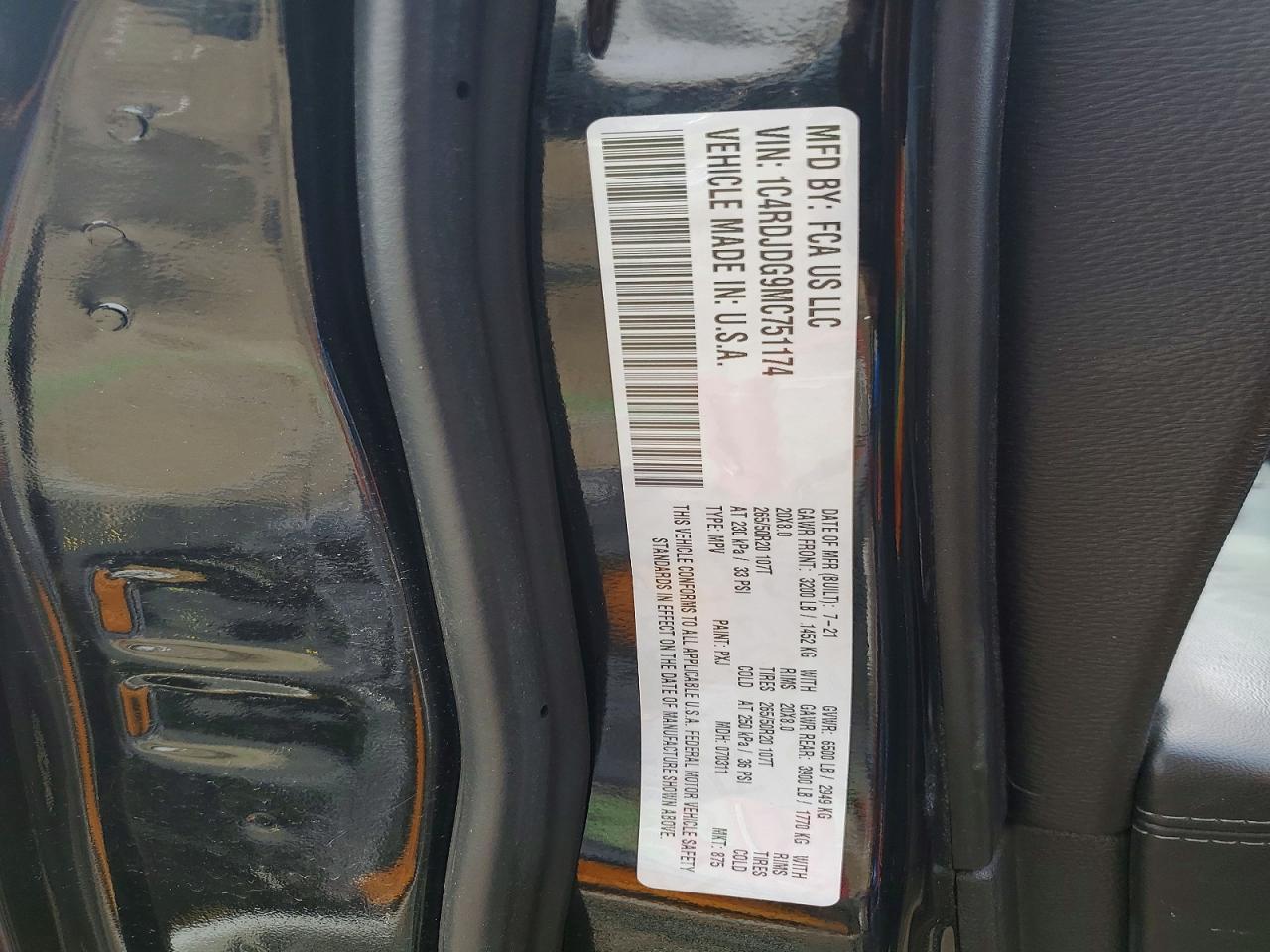 2021 Dodge Durango gt
