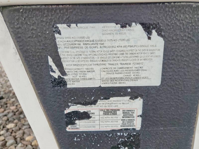 2012 Keystone 2012 Keystone Fuzion Camper