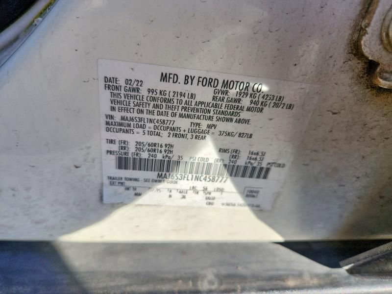 2022 Ford Ecosport s