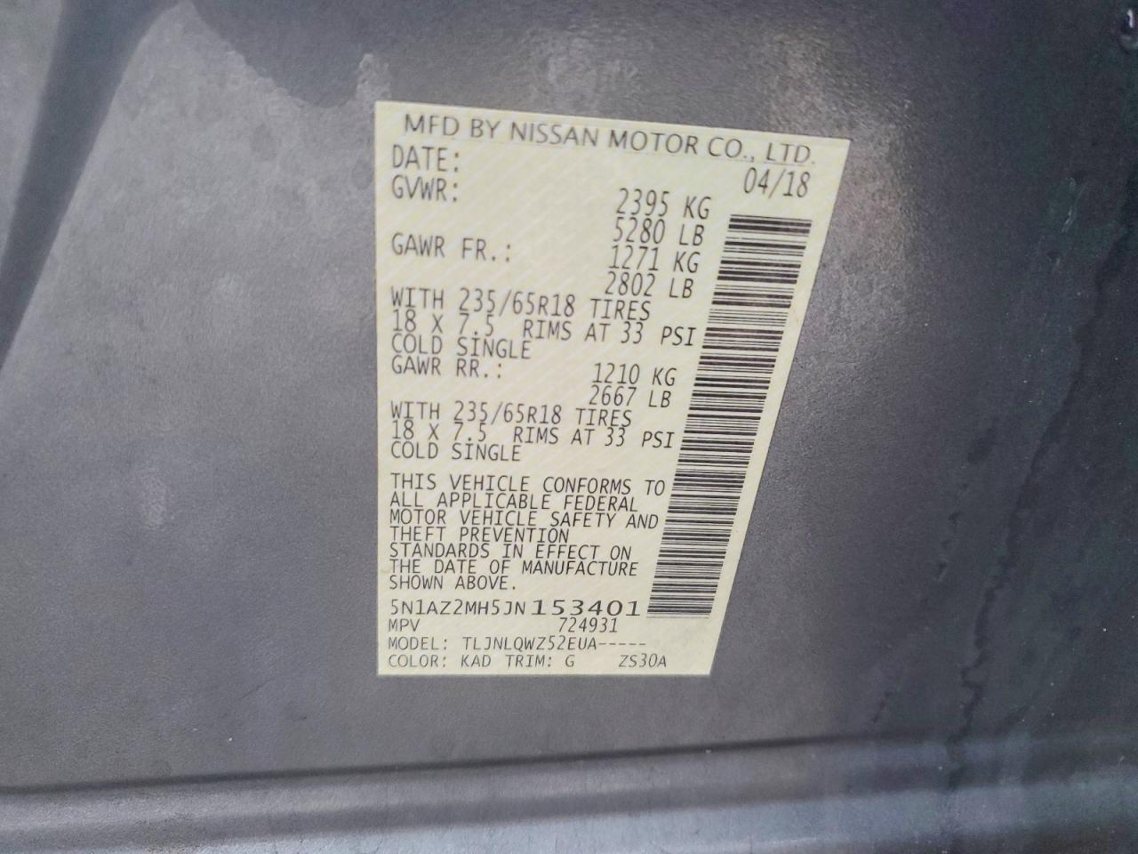 2018 Nissan Murano
