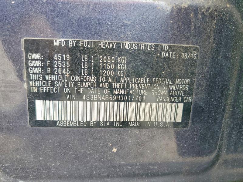 2017 Subaru Legacy 2.5i