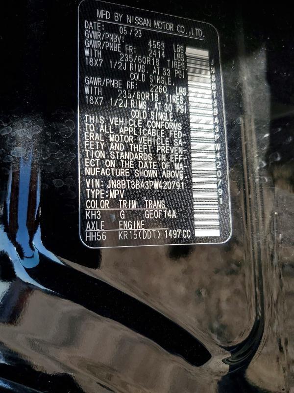 2023 Nissan Rogue sv