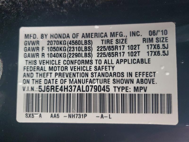 2010 Honda Cr-v lx