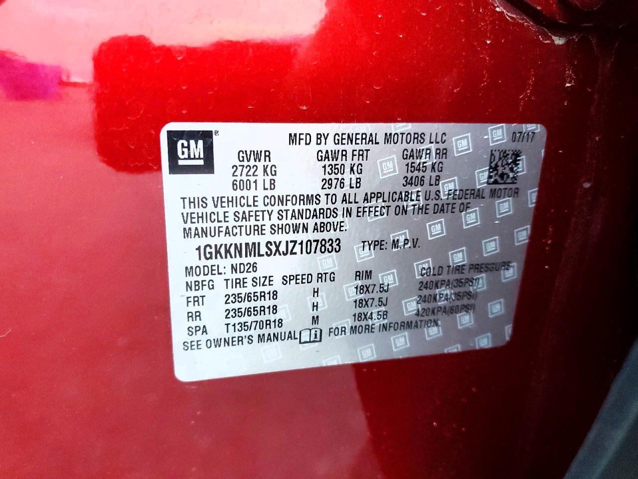 2018 GMC Acadia Slt-1