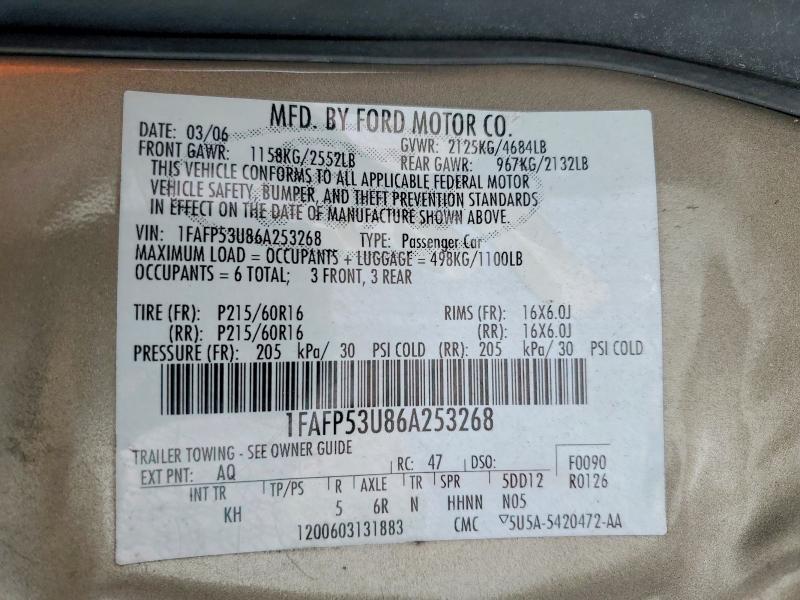 2006 Ford Taurus se