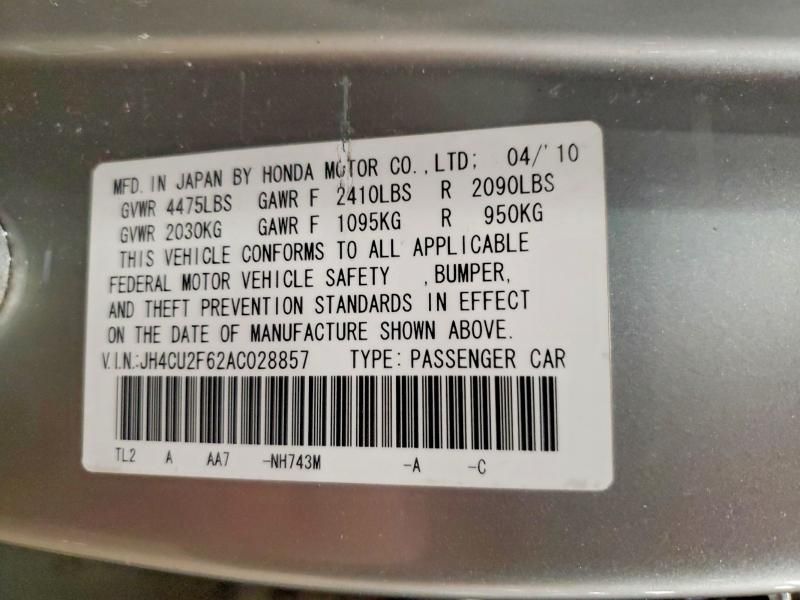 2010 Acura Trans Sport