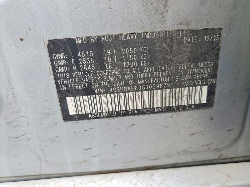 2016 Subaru Legacy 2.5i Premium