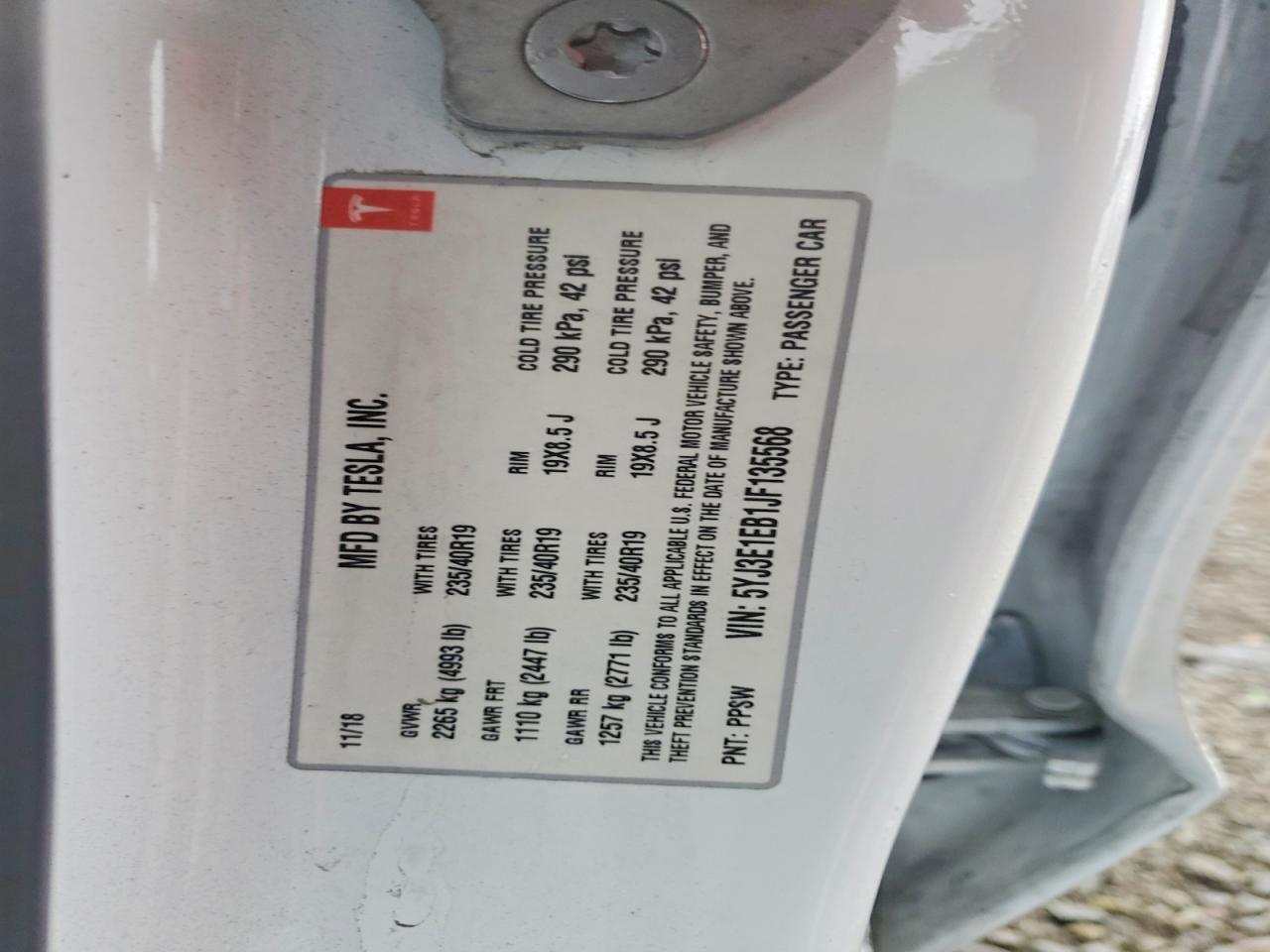 2018 Tesla Model 3