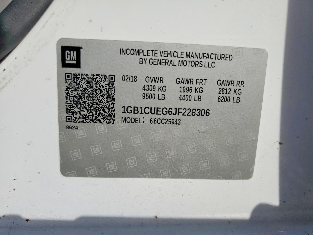 2018 Chevrolet Silverado Utility / Service Truck