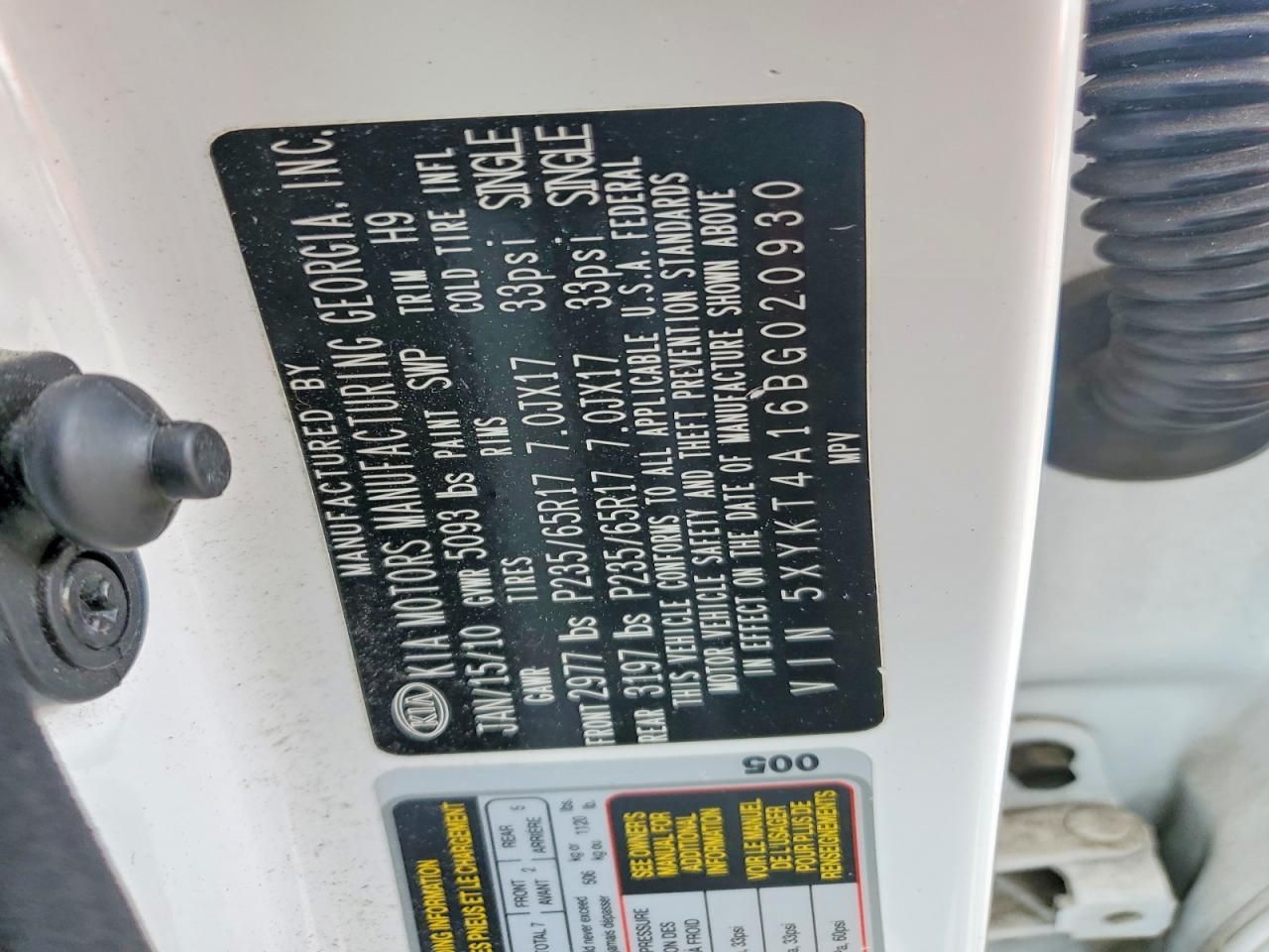 2011 KIA Sorento Base