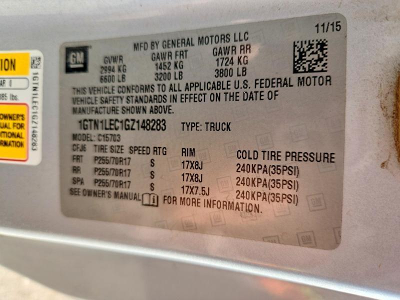 2016 GMC Sierra C1500