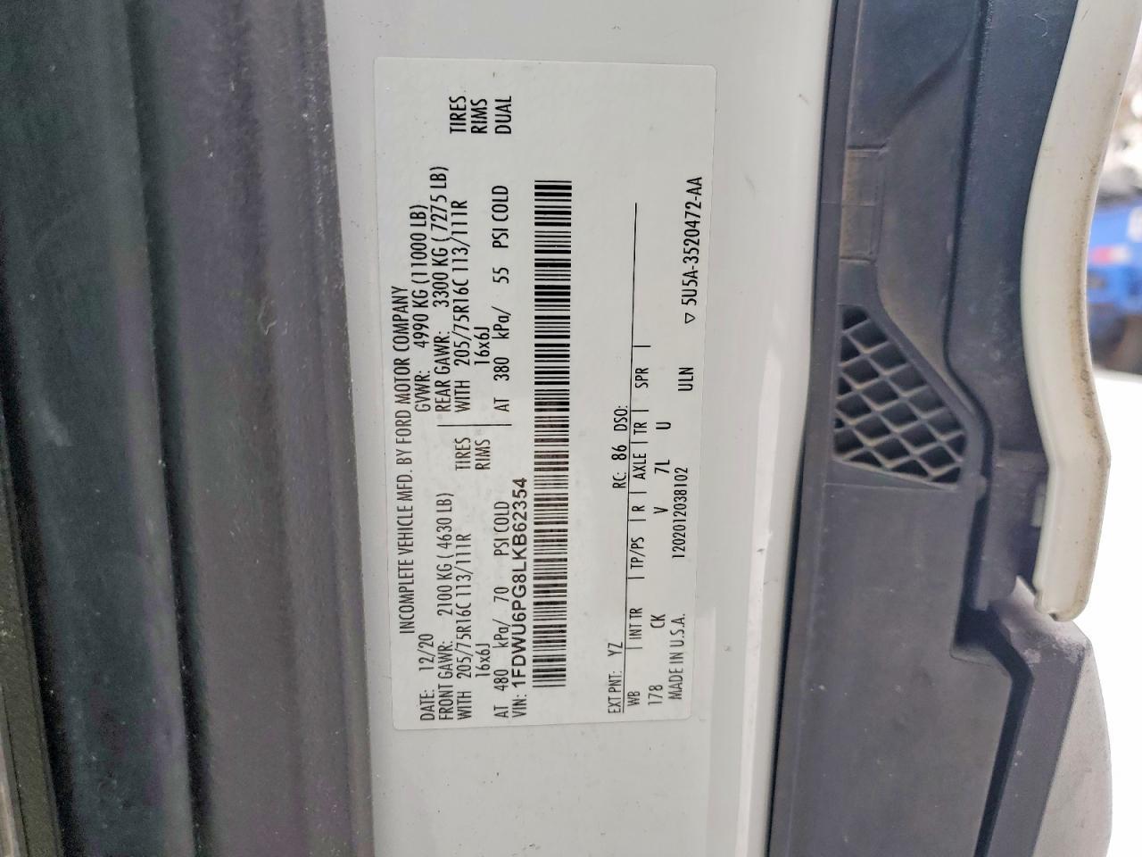 2020 Ford Transit T-350 HD