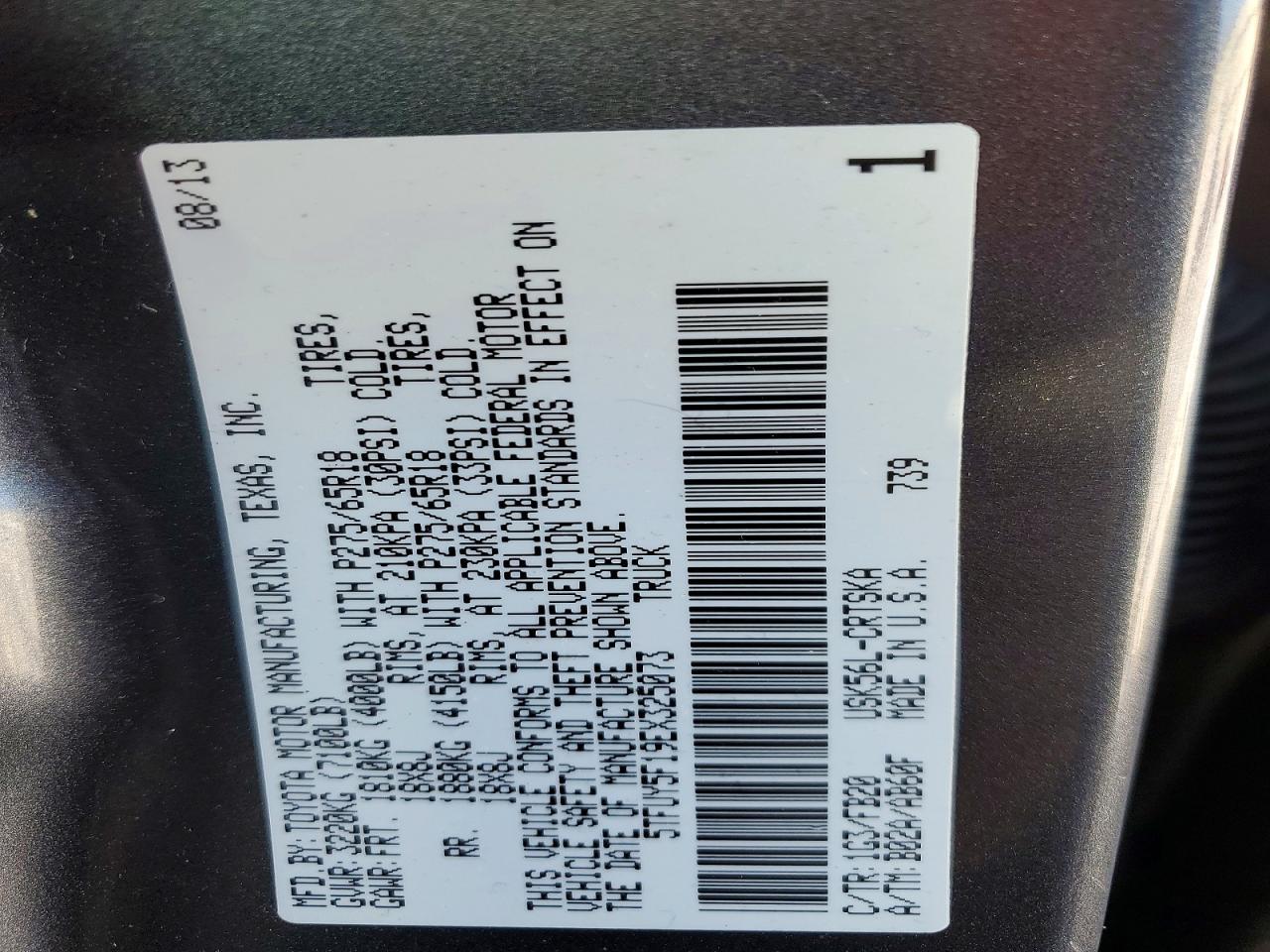 2014 Toyota Tundra SR5