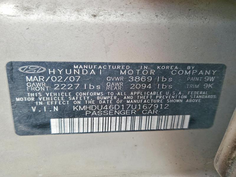 2007 Hyundai Elantra Base