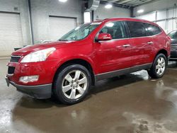 Chevrolet Traverse salvage cars for sale: 2012 Chevrolet Traverse lt