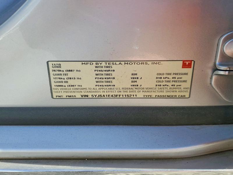 2015 Tesla Model s
