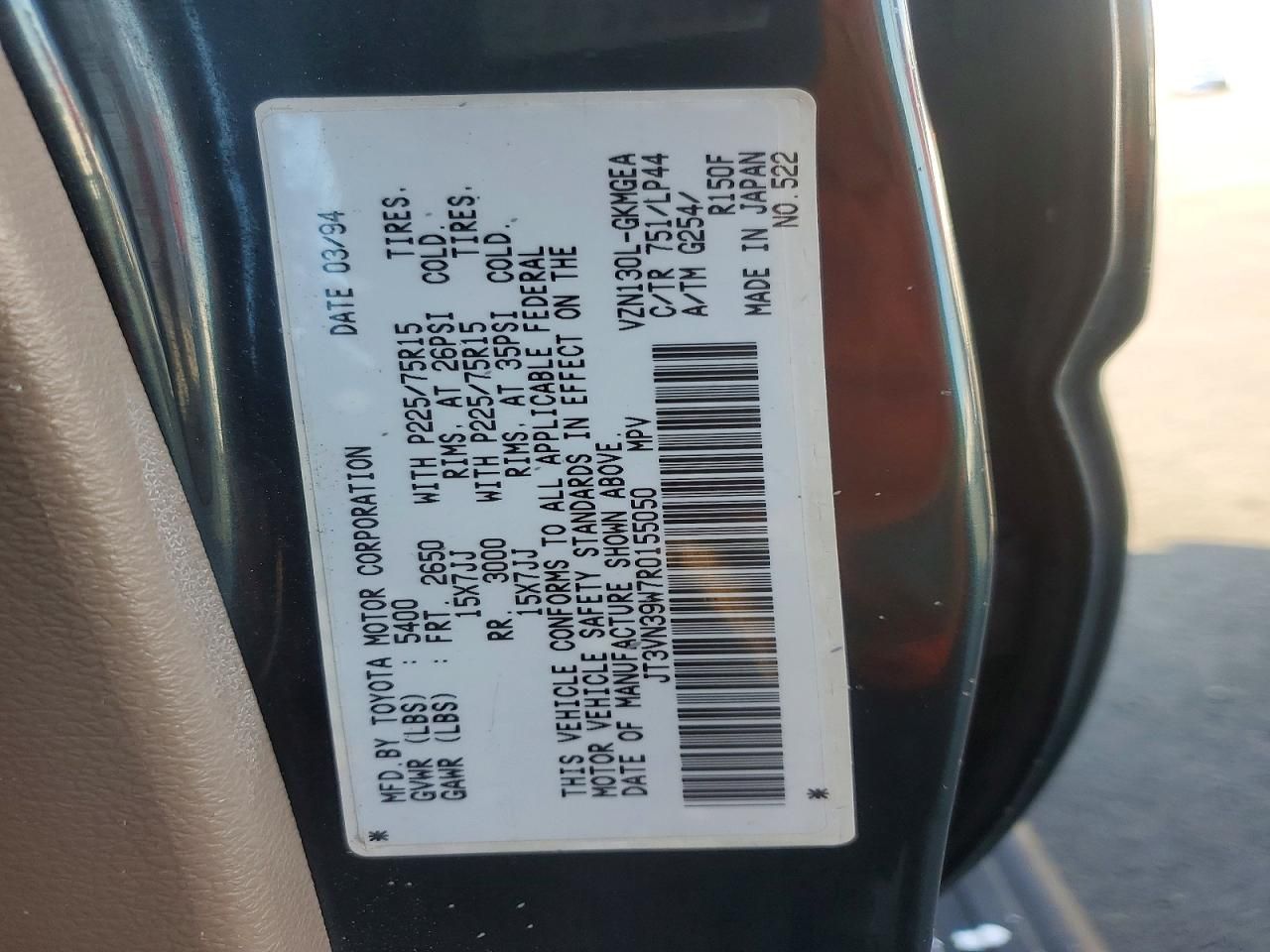 1994 Toyota 4runner SR5 V6