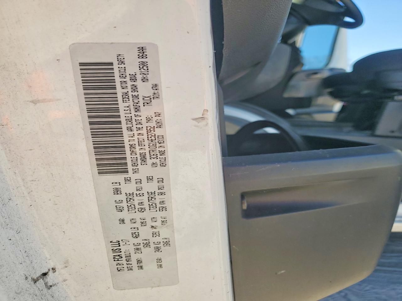 2017 Dodge Ram Promaster 2500 Delivery van