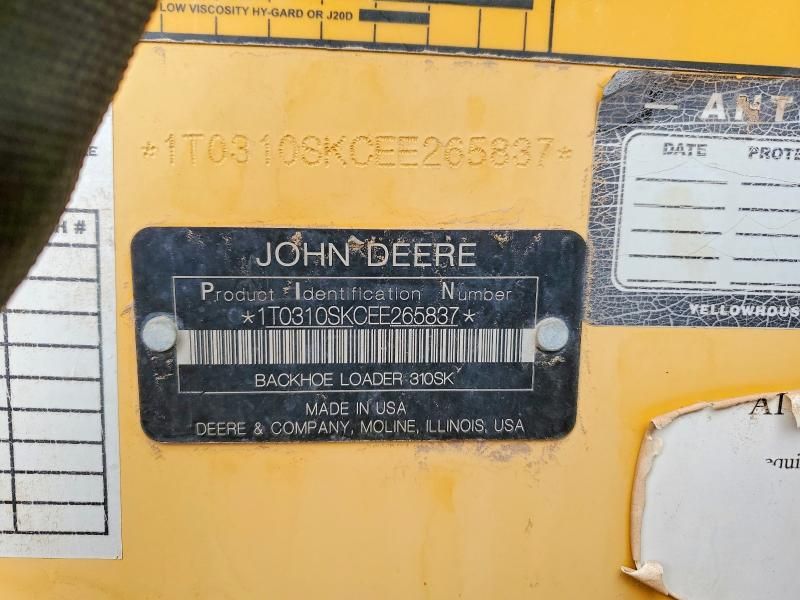 2013 John Deere 310SK Backhoe