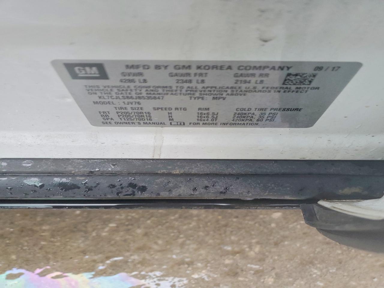 2018 Chevrolet Trax 1LT