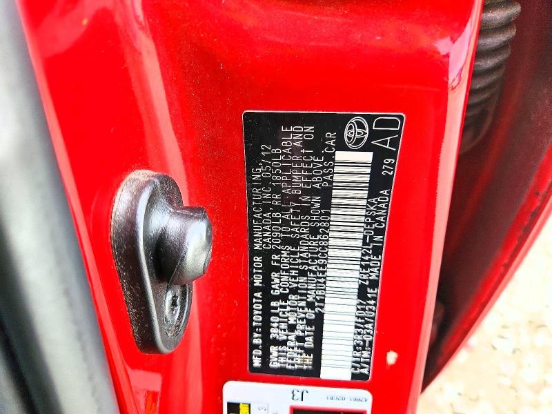 2012 Toyota Corolla Base