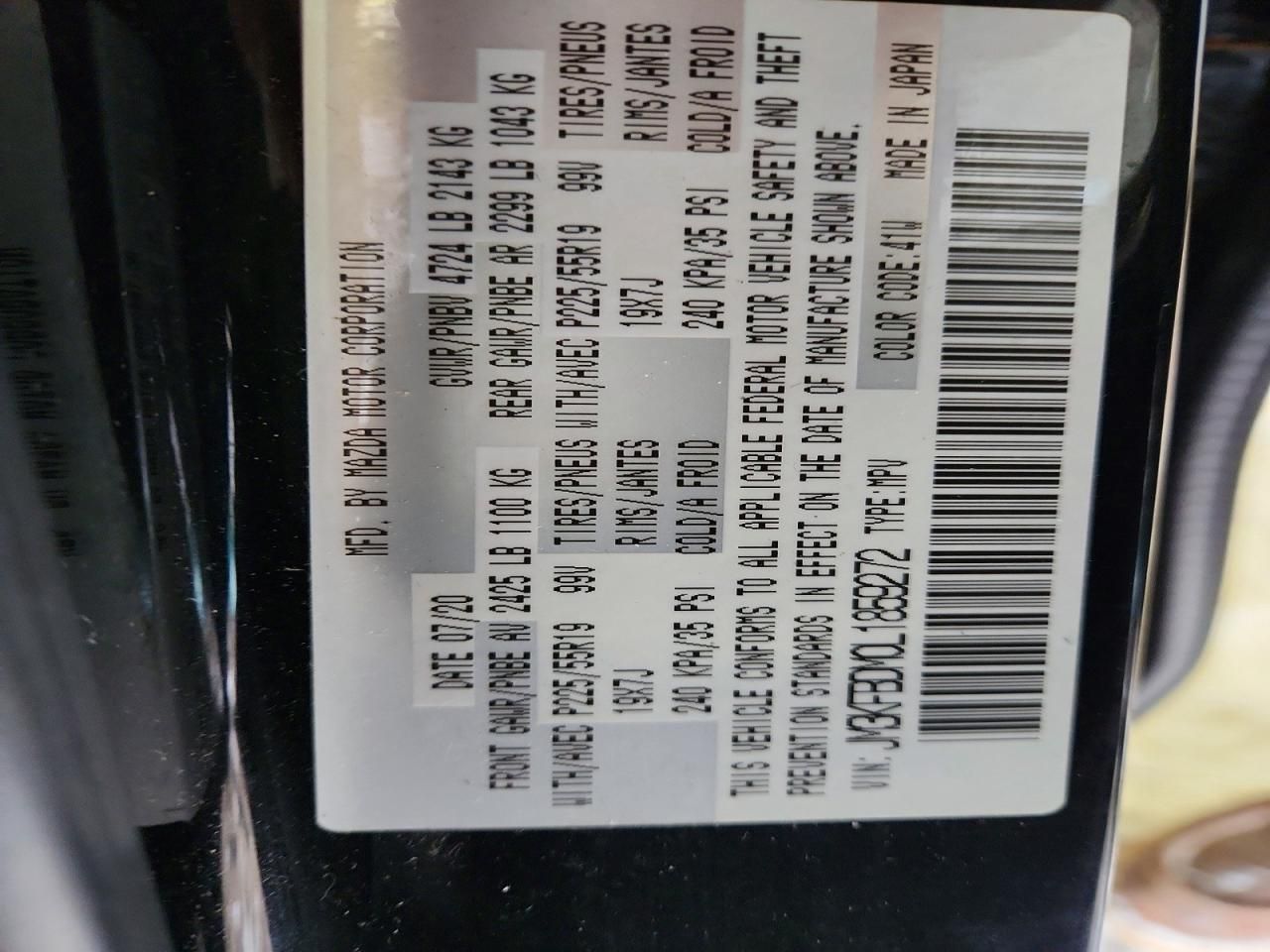 2020 Mazda Cx-5 Grand Touring