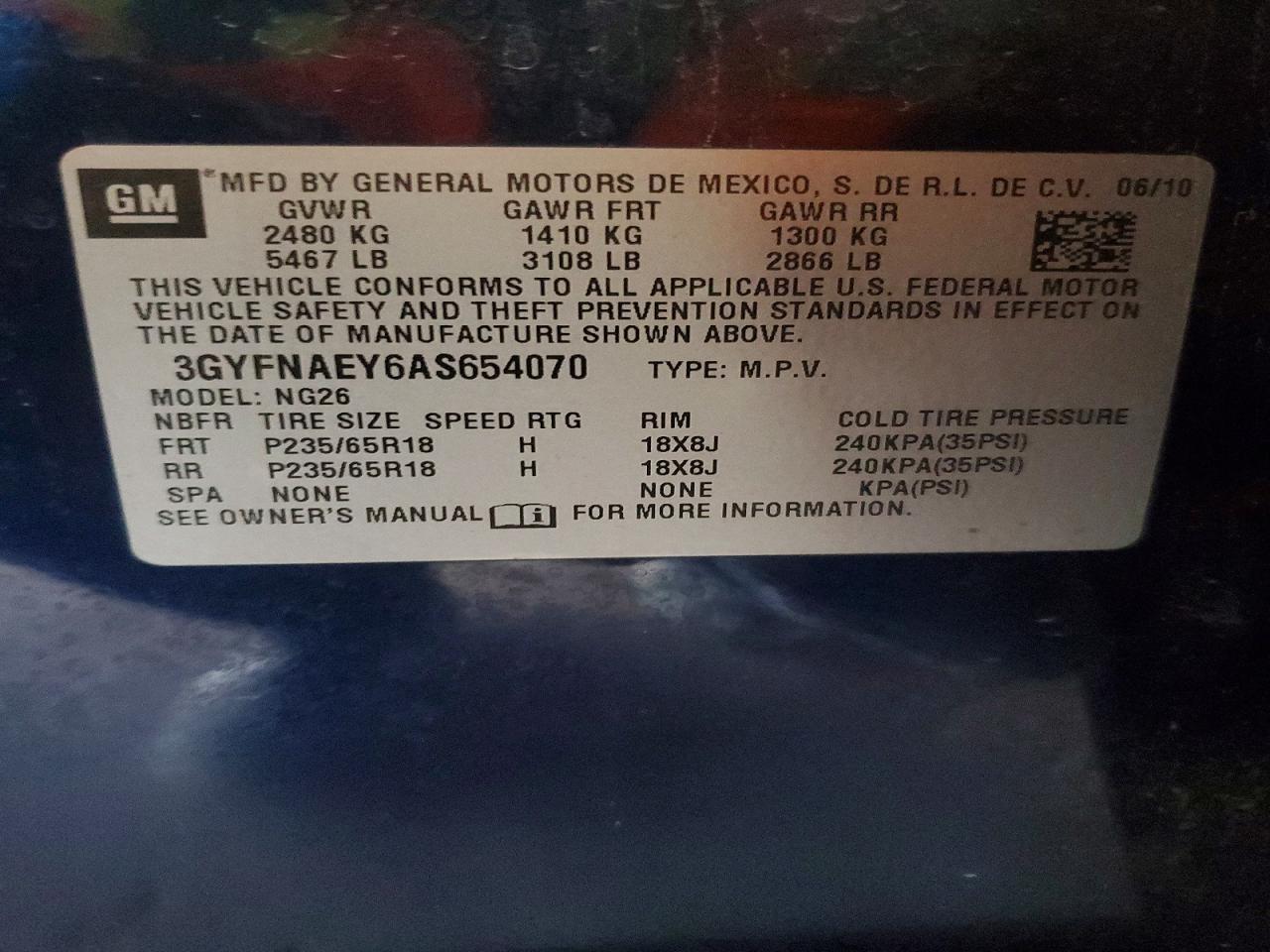 2010 Cadillac Srx Luxury Collection