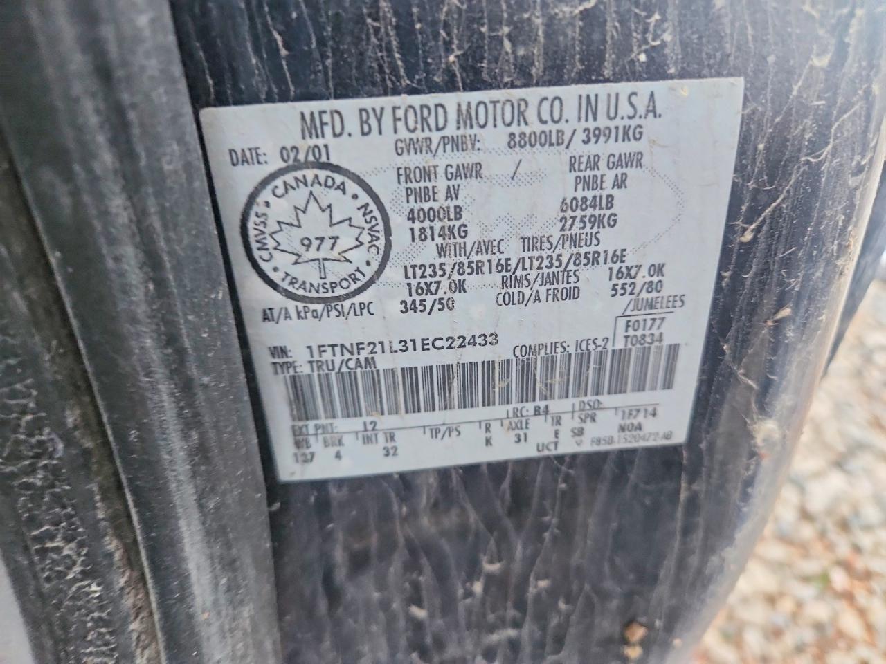 2001 Ford F250 Super Duty