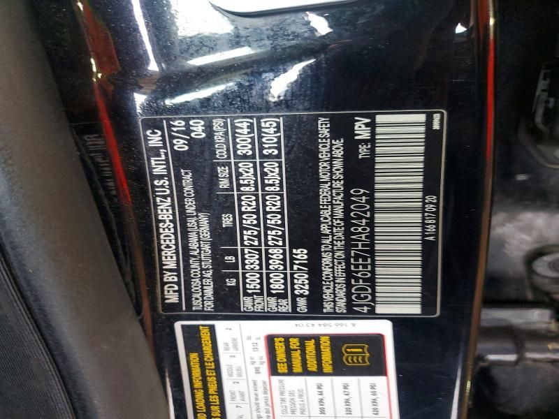 2017 Mercedes-Benz Gls 450 4matic