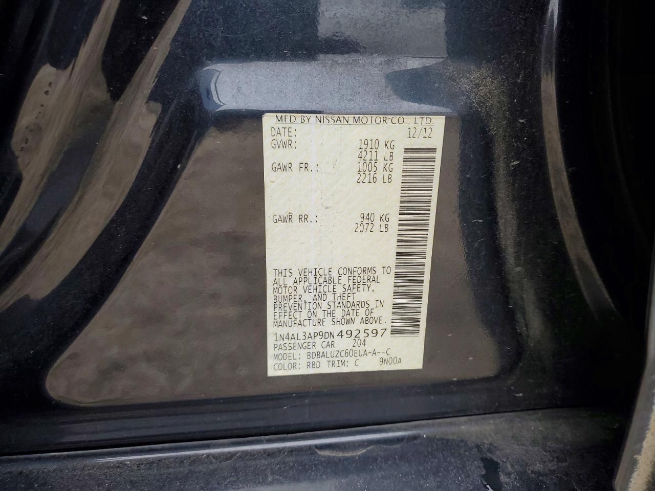 2013 Nissan Altima 2.5