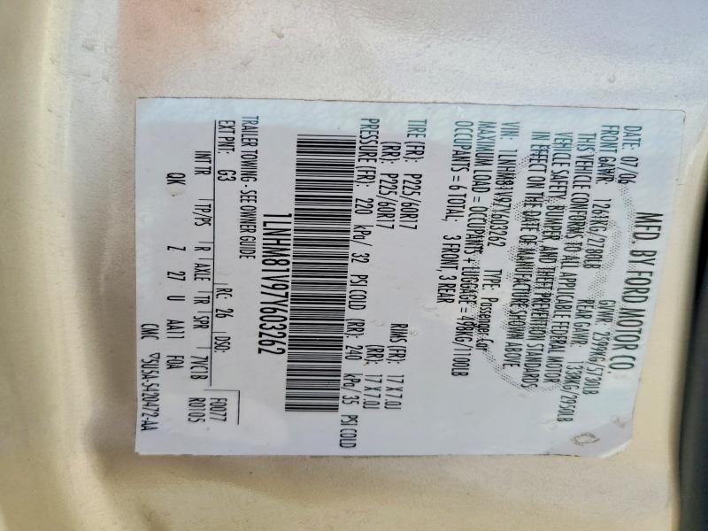 2007 Lincoln Town car Signature