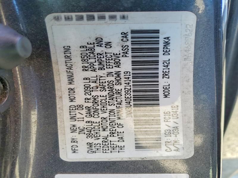 2009 Toyota Corolla Base